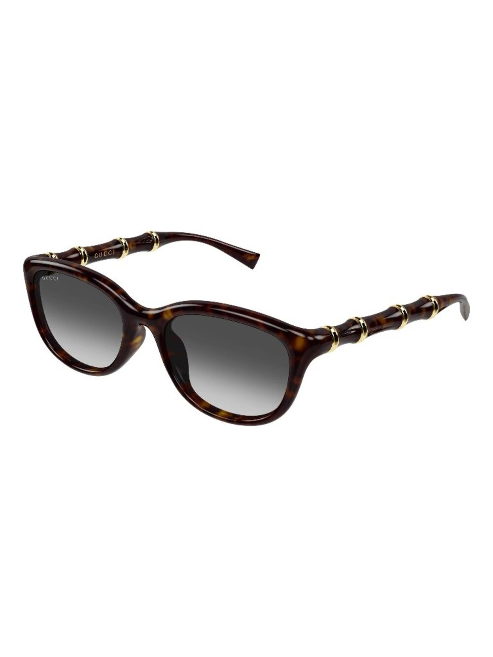 New Gucci Women's Sunglasses Havana Grey Lens Injected Frame GG2062SA 002 54